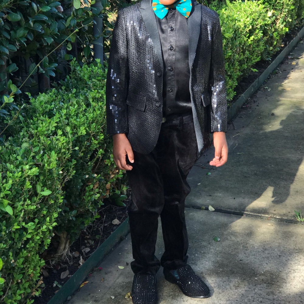 Boy’s slim dressy outfit